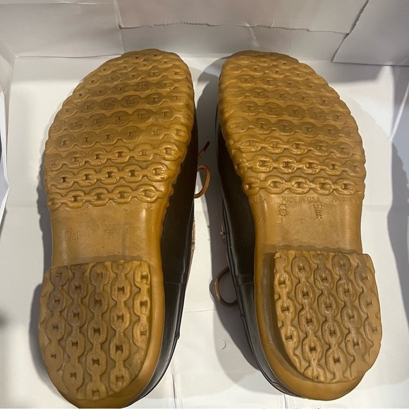 LL Bean Mens Rubber Moc Size 8 Wide